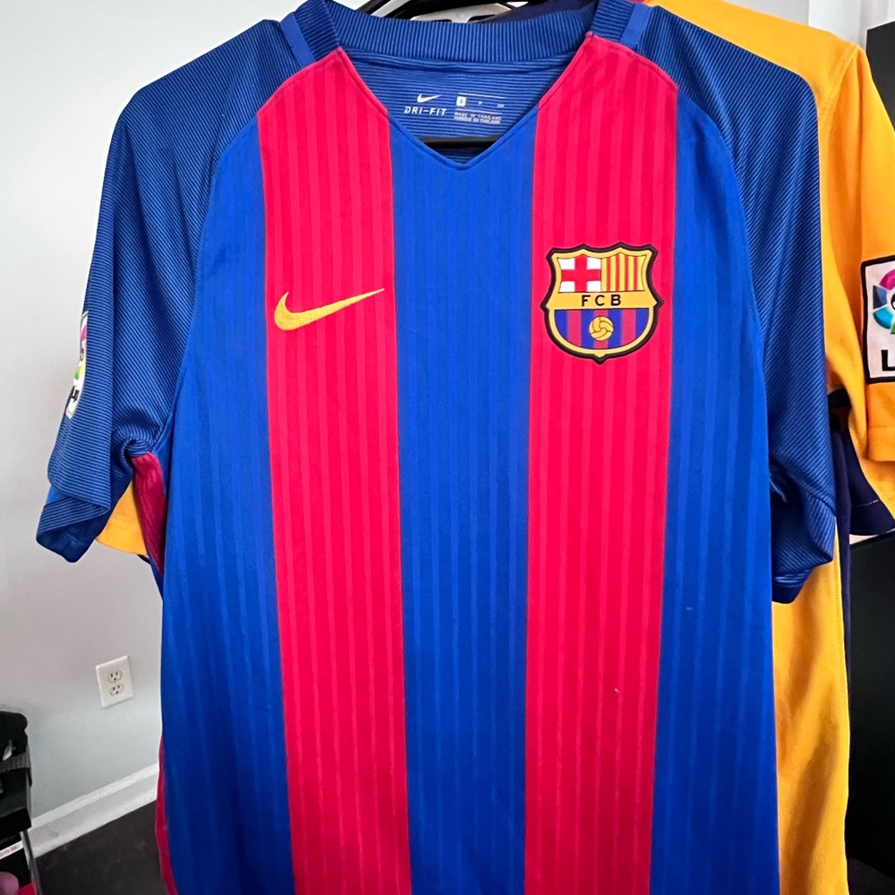 Nike Barcelona Blue and Red Jersey